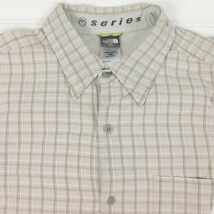 The North Face A5 Series Beige Btn Down Shirt (L)